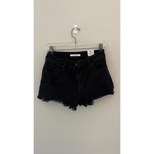 Pacsun black highrise festival shorts, size 26, NWT